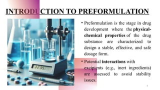 Preformulation Concepts in MODERN PHARMACEUTICS.pptx