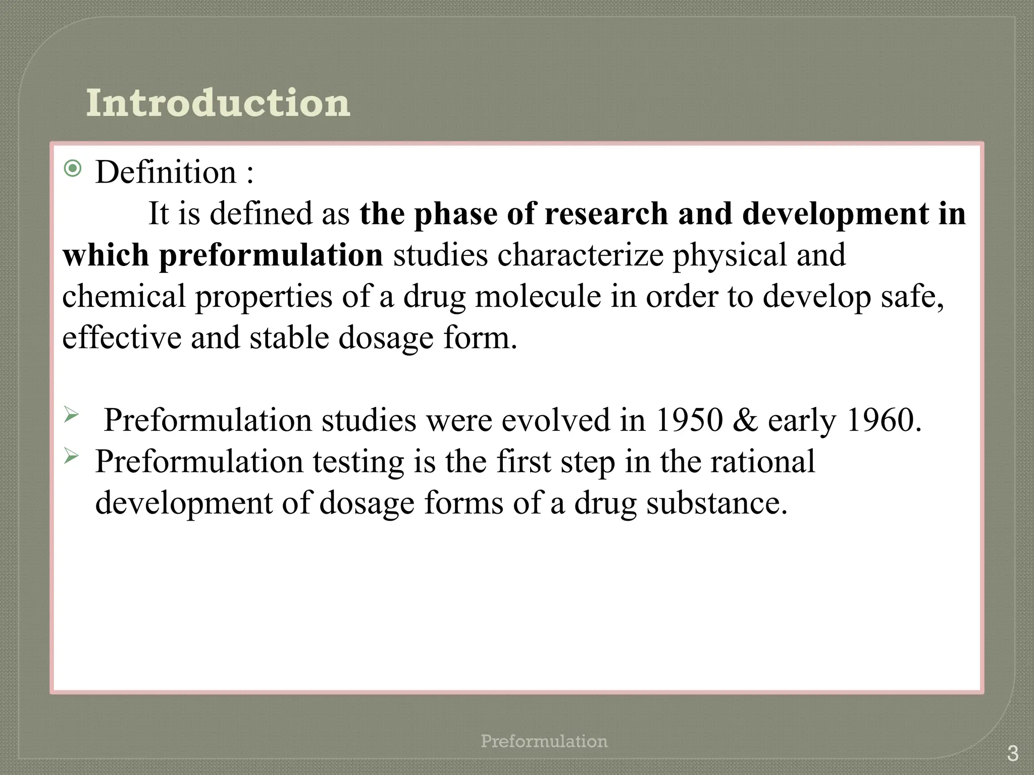 Preformulation.pptx Preformulation studies-Including all parameter | PPTX
