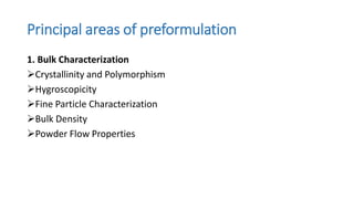 Comprehensive Guide to Preformulation in Pharmaceutical Development | PDF