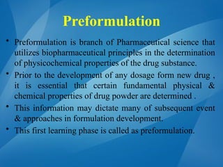 PREFORMULATION new.pptxpreeeeeeeeeeeeeee | PPTX