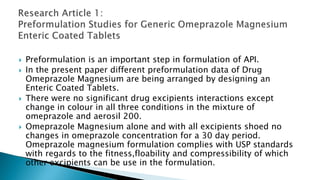 PREFORMULATION STUDY IN DESIGNING OF TABLET DOSAGES FORM.pptx