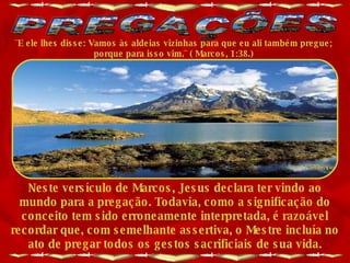 PregaçõEs. Jr Cordeiro.