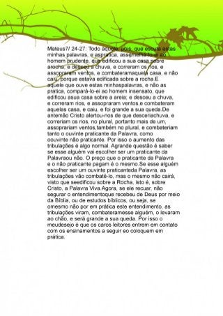 Pregações a tempo e fora de tempo