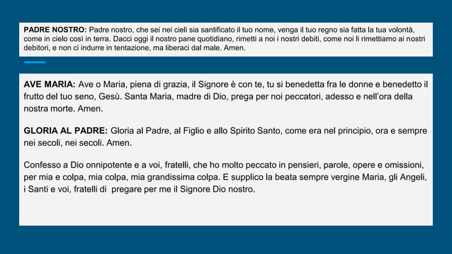 Preghiere della sera | PPT