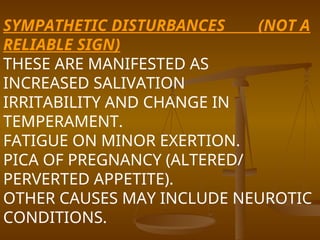 Non Manifested Sign PREGNANCY ke mutaliq presentation hai.ppt