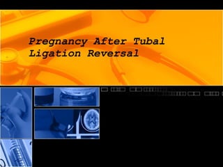 Pregnancy After Tubal
Ligation Reversal

 