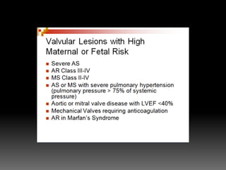 Pregnancy and heart diseases