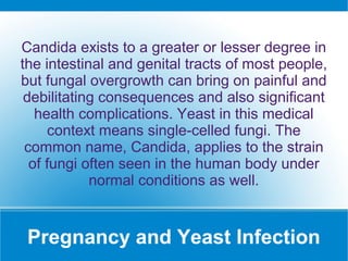 Pregnancy and yeast infection | PPT
