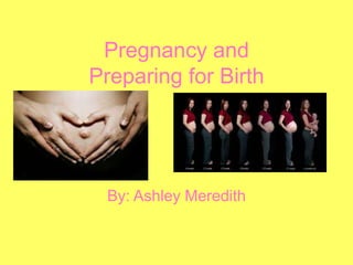 Pregnancy and
Preparing for Birth

By: Ashley Meredith

 