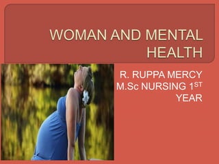 Women and mental health | PPTX