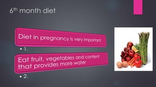 6th month diet