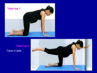 Table top 1 
Table top 2 
Tahan 5 detik 
 