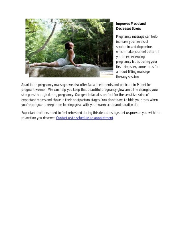 Pregnancy Massage A Touch Of Comfort For Expectant Moms
