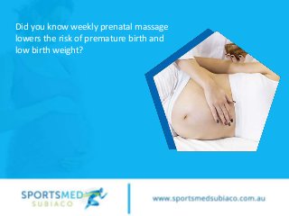 Pregnancy Massage In Perth Improve Overall Prenatal Health