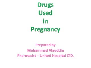 Prepared by
Mohammad Alauddin
Pharmacist – United Hospital LTD.

 