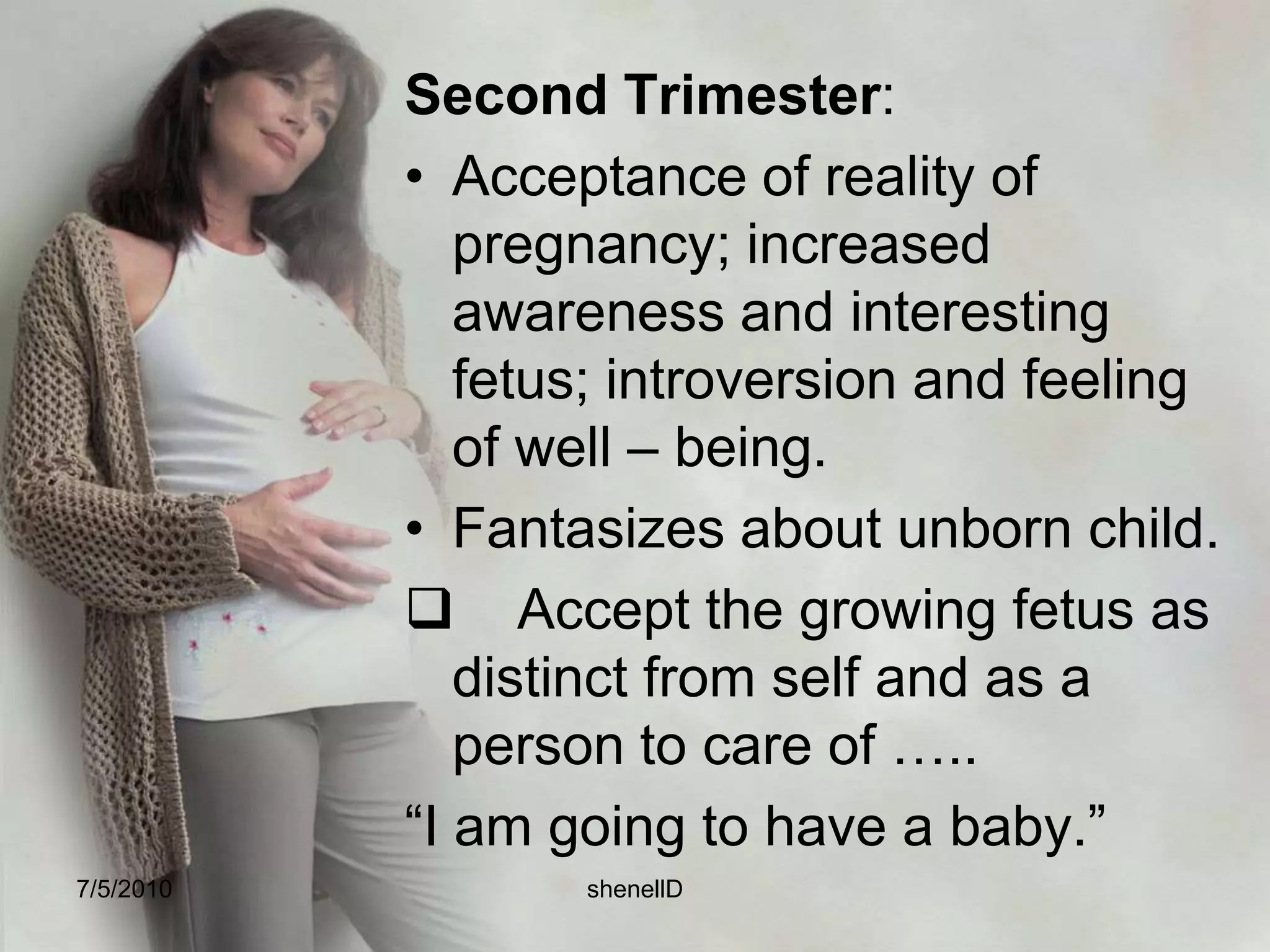 Supine Hypotensive SyndromeChange position to left side to relieve pressure of uterus on interior vena cava.7/4/2010shenellD
