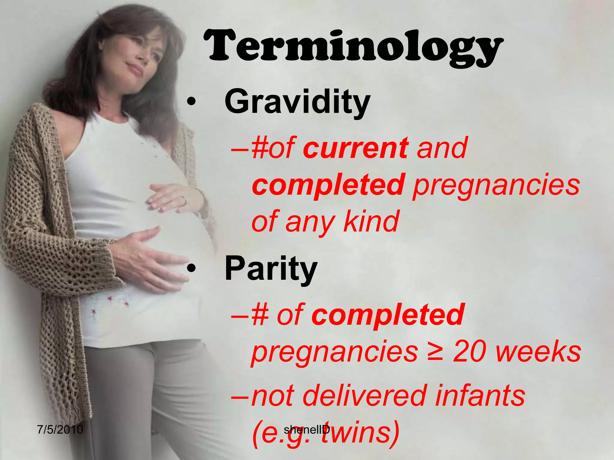 Second Trimester:  Increased confidence and interest in mother care; difficulty relating to fetus; jealousy. 7/4/2010shenellD