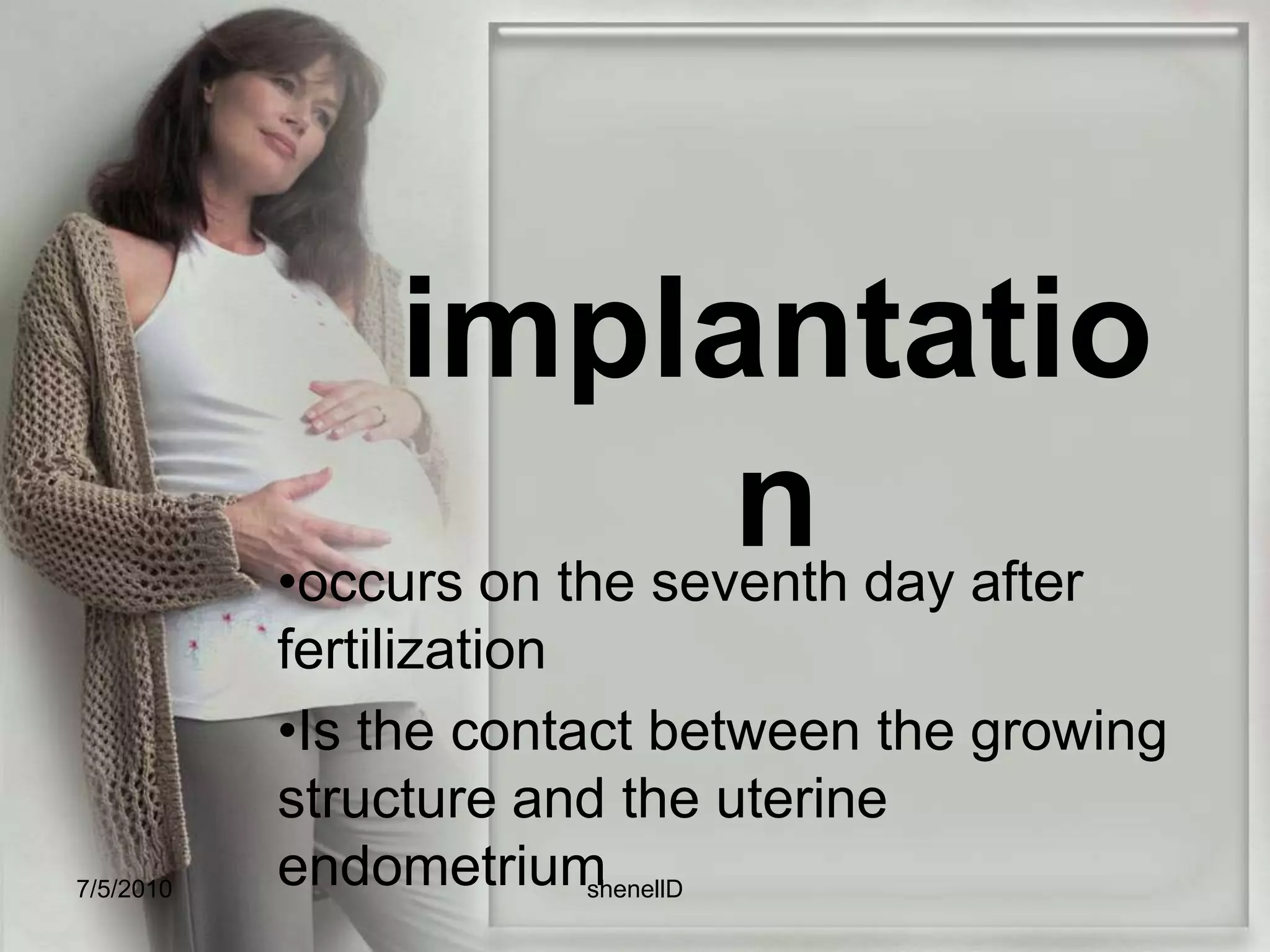 6. Hyaluronidase(a proteolytic enzyme) is released by the spermatozoa which acts to dissolve the layer of cells protecting the ovum.7/4/2010shenellD