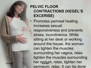 Weight gain in pregnancy occurs from the both growth of fetus and accumulation of maternal stores:Breast 			1.5 –3 lbsFetus			7 lbsPlacenta			1.5 lbsUterus 			2.5 lbsAmniotic fluid	    	2 lbsBlood volume		3.5 lbs7/4/2010shenellD