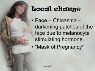 Amniotic Fluid Amniotic Fluid – forms within the amniotic cavity and surrounds the embryo. Consist of 800 to 1200 ml of fluid at the end of pregnancy; contains fetal urine, lanugo from fetal skin, epithelial cells and subaqueous materials.pH – 7.2; specific gravity – 1.005 – 1.025 7/4/2010shenellD