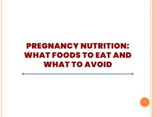 Pregnancy Nutrition What Foods to Eat and What to Avoid - Danone India