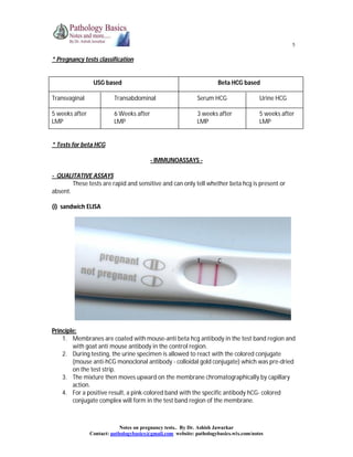 Pregnancy tests | PDF