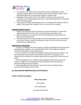 Pregnancy tests | PDF