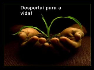 Despertai para a
vida!

 