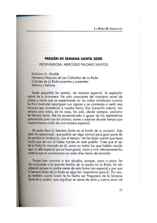 Pregón 2000 BERNARDO PALOMO PACHÓN