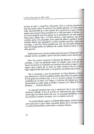 Pregón 2001 JOSÉ ANTONIO TORRALBA GARCÍA