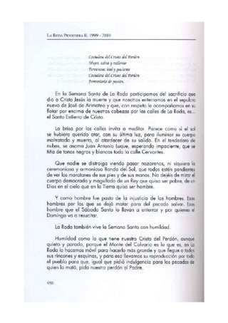 PREGON 2008 MANUEL JUAN SILVA JOYA