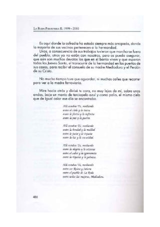 PREGON 2010 MANUEL ANTONIO TORRALBA CALDERON