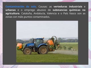 2º BACH. Repercusións ambientais da acción humana: contaminación; quecemento global; pegada ecolóxica