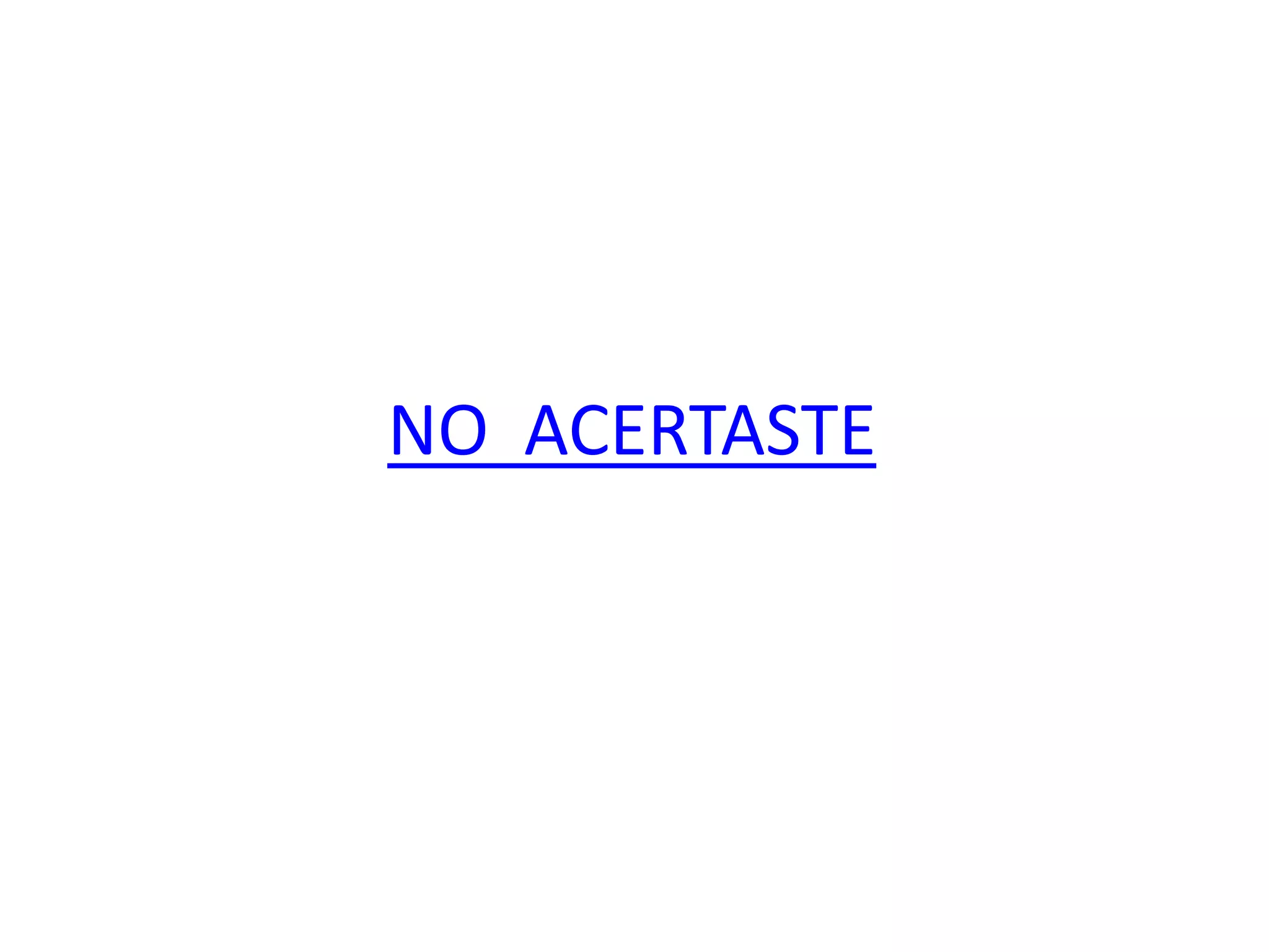NO ACERTASTE
 