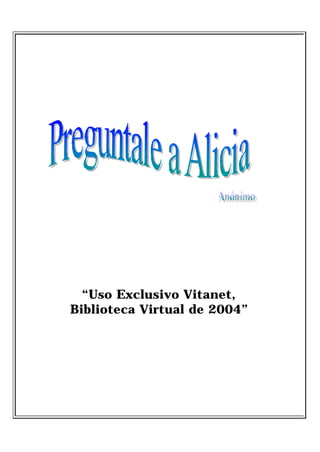 “Uso Exclusivo Vitanet,
Biblioteca Virtual de 2004”
 