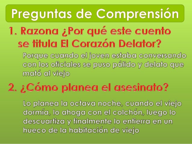preguntas con porque preguntas de comprensi 243 n obra quot el coraz 243 n delator quot preguntas con porque preguntas de comprensi 243 n obra quot el coraz 243 n delator quot