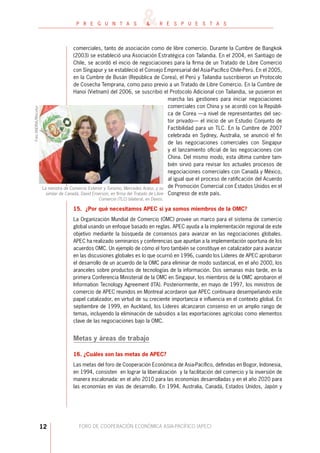 PREGUNTAS SOBRE EL APEC - PERÚ 2008