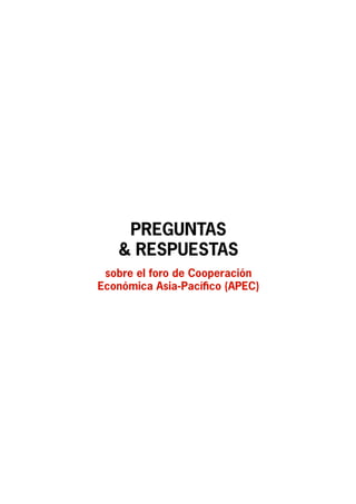 PREGUNTAS SOBRE EL APEC - PERÚ 2008