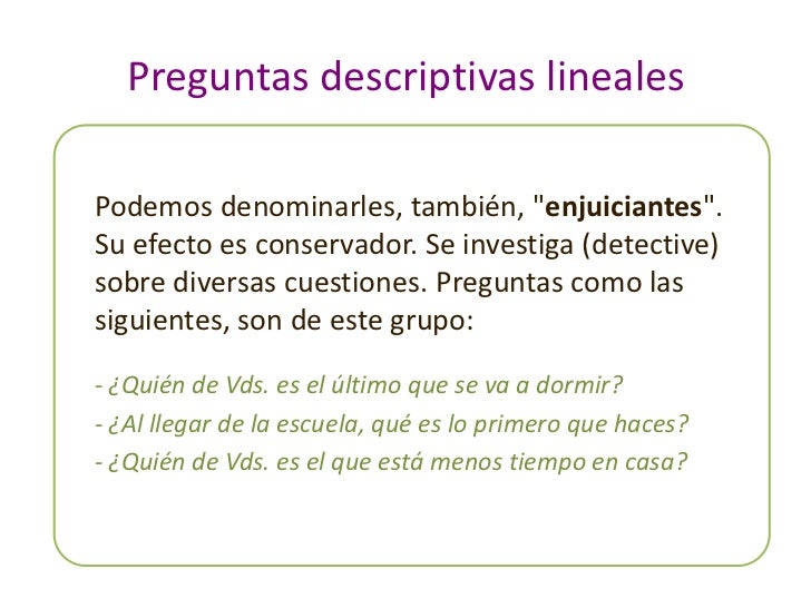 Preguntas circulares