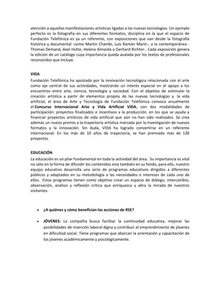 Preguntas corporativa rse