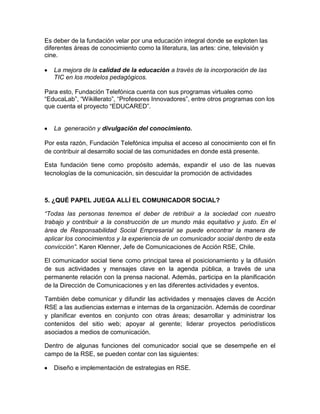 Preguntas corporativa rse