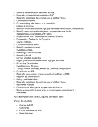 Preguntas corporativa rse