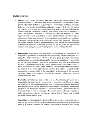 Preguntas corporativa rse