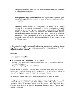 Preguntas corporativa rse