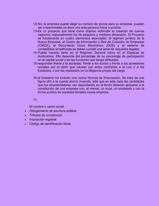 Preguntas de empredimiento