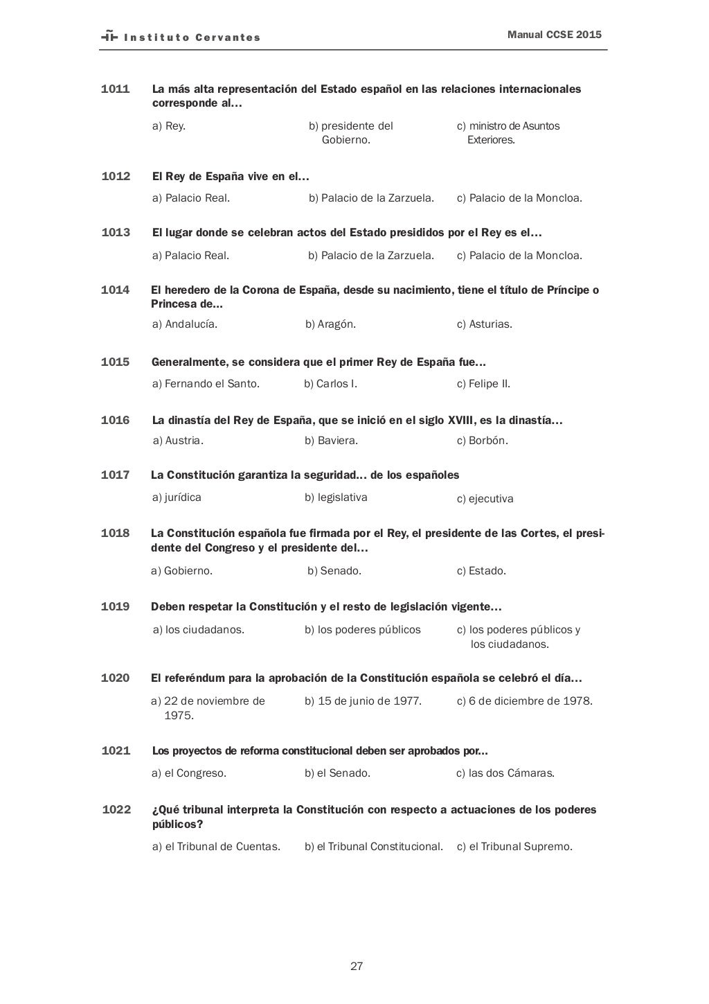 Preguntas y Respuestas Examen de Nacionalidad