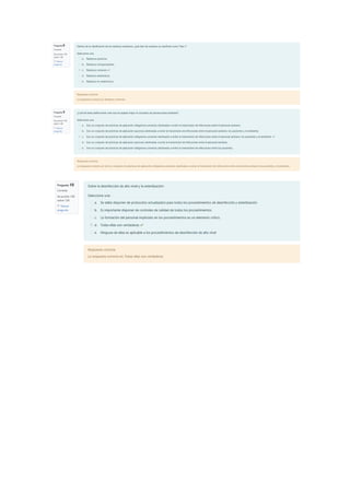 PREGUNTAS MODULO 3 DEL CURSO PCI DE LA OPS