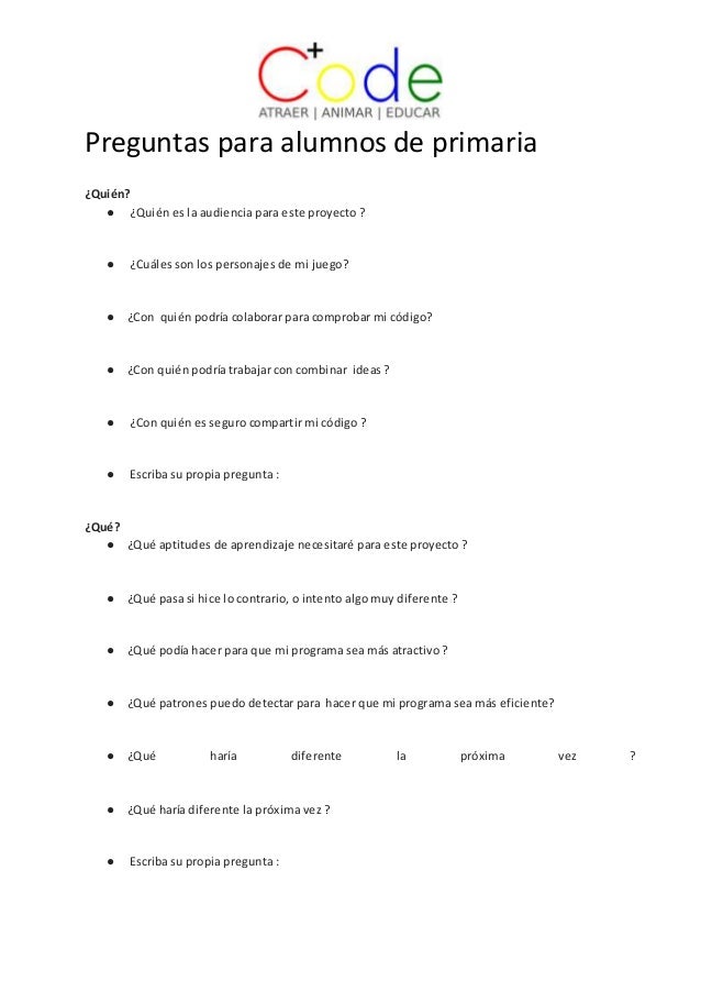 preguntas para una entrevista de si o no preguntas para alumnos de primaria preguntas para una entrevista de si o no preguntas para alumnos de primaria