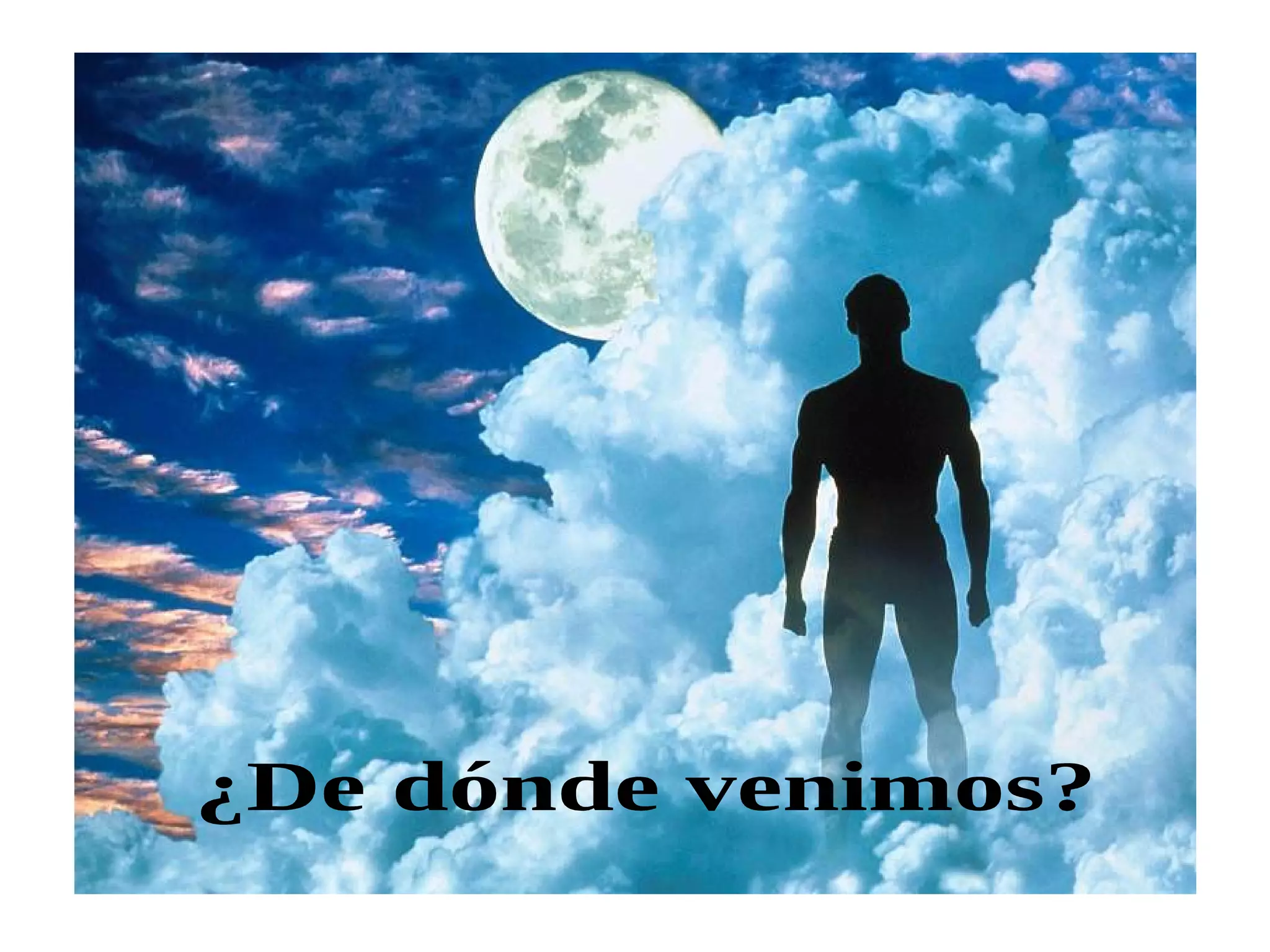¿De dónde venimos? 