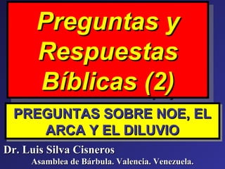 Preguntas yPreguntas y
RespuestasRespuestas
Bíblicas (2)Bíblicas (2)
Preguntas yPreguntas y
RespuestasRespuestas
Bíblicas ...